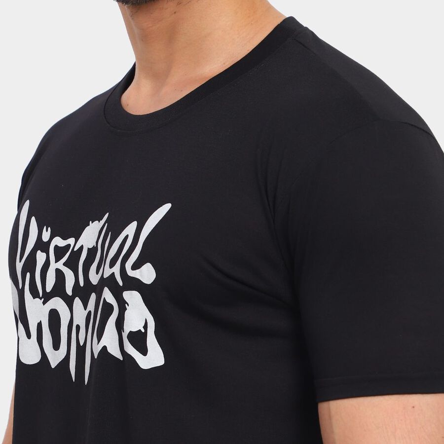 Men's T-Shirt, Black, large image number null